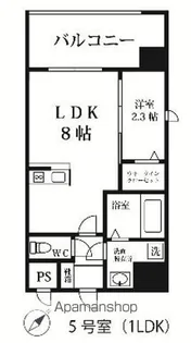 パグーロ西新南(旧 サムティ西新南SQUARE)【9階】の間取り