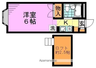 エスト高円寺【205号室】の間取り