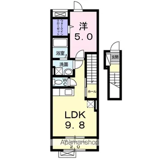 ホームツリーC【2階】の間取り
