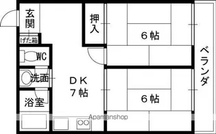 橋爪ビル【3階】の間取り
