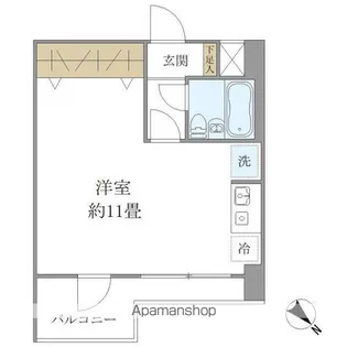 プラス・ワン横浜【906号室】の間取り