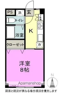 AKKパオ【103号室】の間取り
