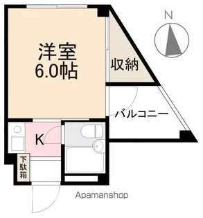 パサージュS【4階】の間取り