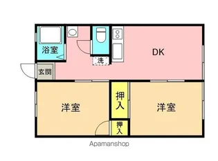 コーポあすなろ【201号室】の間取り
