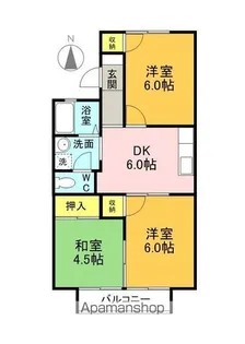 エル白菊【102号室】の間取り