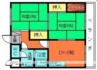 シルクロード醍醐【2階】の間取り