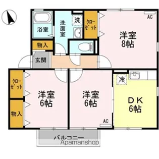 ソフィアコート【2階】の間取り