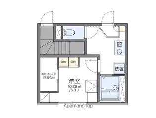 レオパレスブランポルト【1階】の間取り