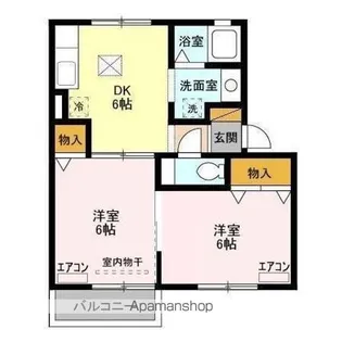 アベニューコート【1階】の間取り