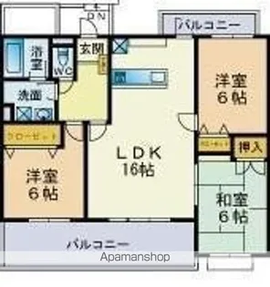 ファミール春日2【1階】の間取り