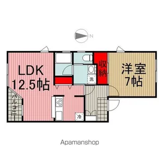 セレス代沢【1階】の間取り