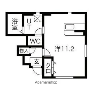 ソワサントゥ ディス長田町C【1階】の間取り