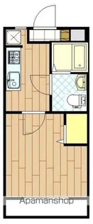 マンションヒカリI【1階】の間取り