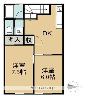 柊シティー【202号室】の間取り