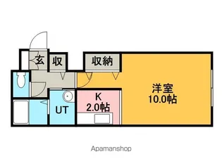 MCOURTⅠ【3階】の間取り