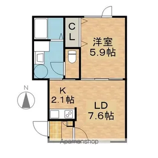 ガーデン②【1階】の間取り
