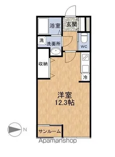 ANNEX AULU【203号室】の間取り