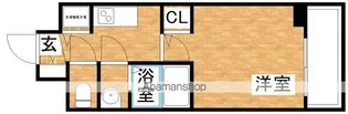 アスヴェル新大阪SOUTH【4階】の間取り