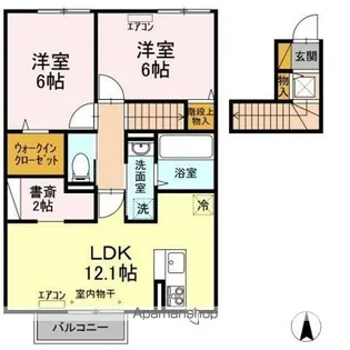 SOAVINO(ソアヴィーノ) A【2階】の間取り