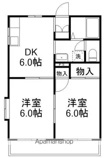 アゼリアガーデンB棟【1階】の間取り