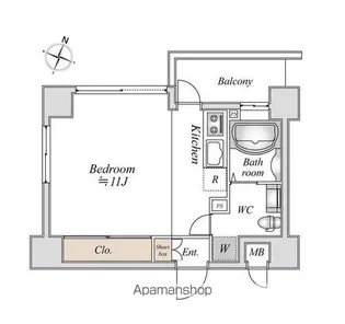 リエス千葉新宿【2階】の間取り