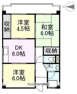 サンセットヒルズⅠ【3階】の間取り
