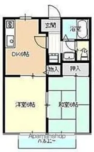 サンライフ友C【101号室号室】の間取り