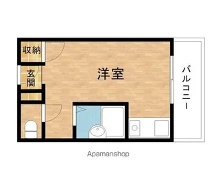 アルカディア【207号室】の間取り