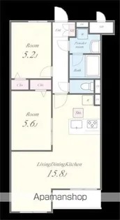 Theios son(テイオス サン)【3階】の間取り