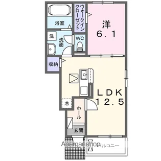 パークヒルズ利根六番館【1階】の間取り