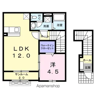 アイリス S【2階】の間取り
