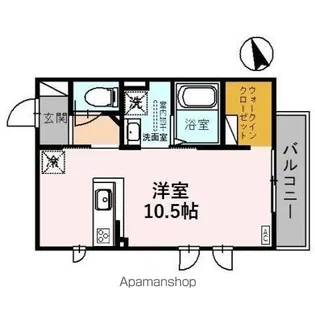 エアリアル【2階】の間取り
