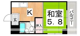 コーポあびこ【4階】の間取り