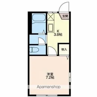 フレグランスANDYOU【B102号室】の間取り