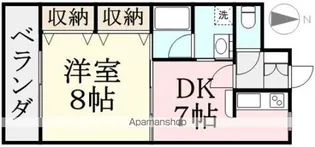ボナール飯塚Ⅱ【301号室】の間取り