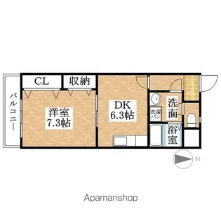プレミール【4階】の間取り