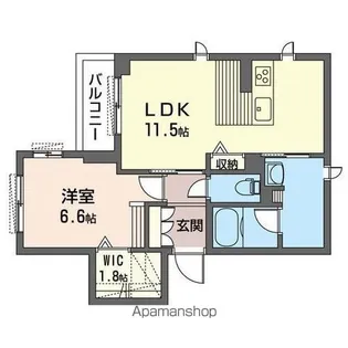プライム戸田公園【102号室】の間取り