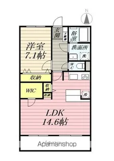 湘南アイランドコースト【1階】の間取り