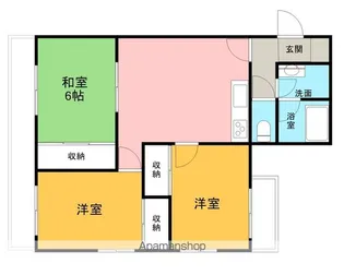 プレイスセトル【2階】の間取り