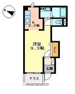 フェリーチェ【1階】の間取り