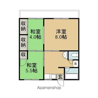 コーポ松本【102号室】の間取り