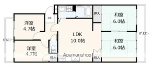エメラルドマンション五日市保井田【5階】の間取り