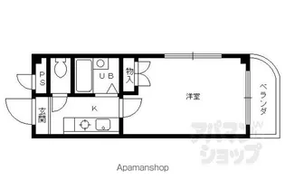フェニックス西川【302号室】の間取り