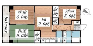 パークハウス【2階】の間取り