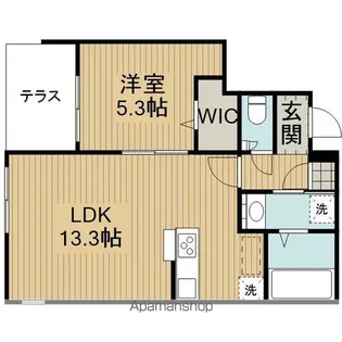YUTAKASO【1階】の間取り