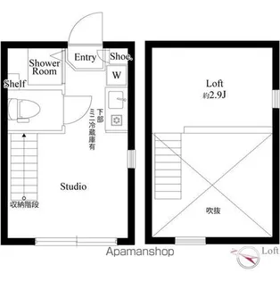 ハーモニーテラス北小岩ⅩⅢ【2階】の間取り