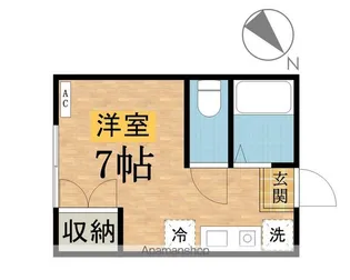 つくみ野第二コーポ【2階】の間取り