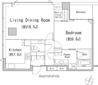 二番町パークフォレスト【14階】の間取り