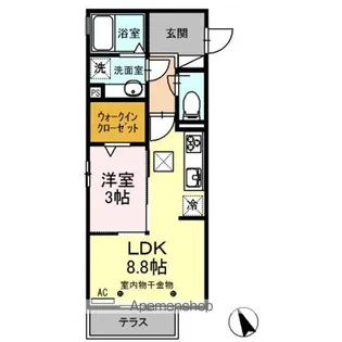 ブリエ【1階】の間取り