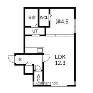 ERICE N27【305号室】の間取り